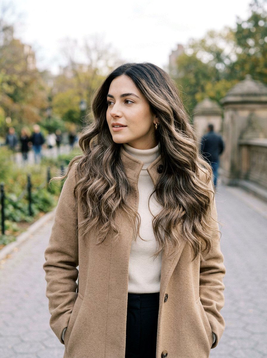 Rooted Smoky Brunette - 20 winter smoky brunette hair color - 20 winter smoky brunette hair color