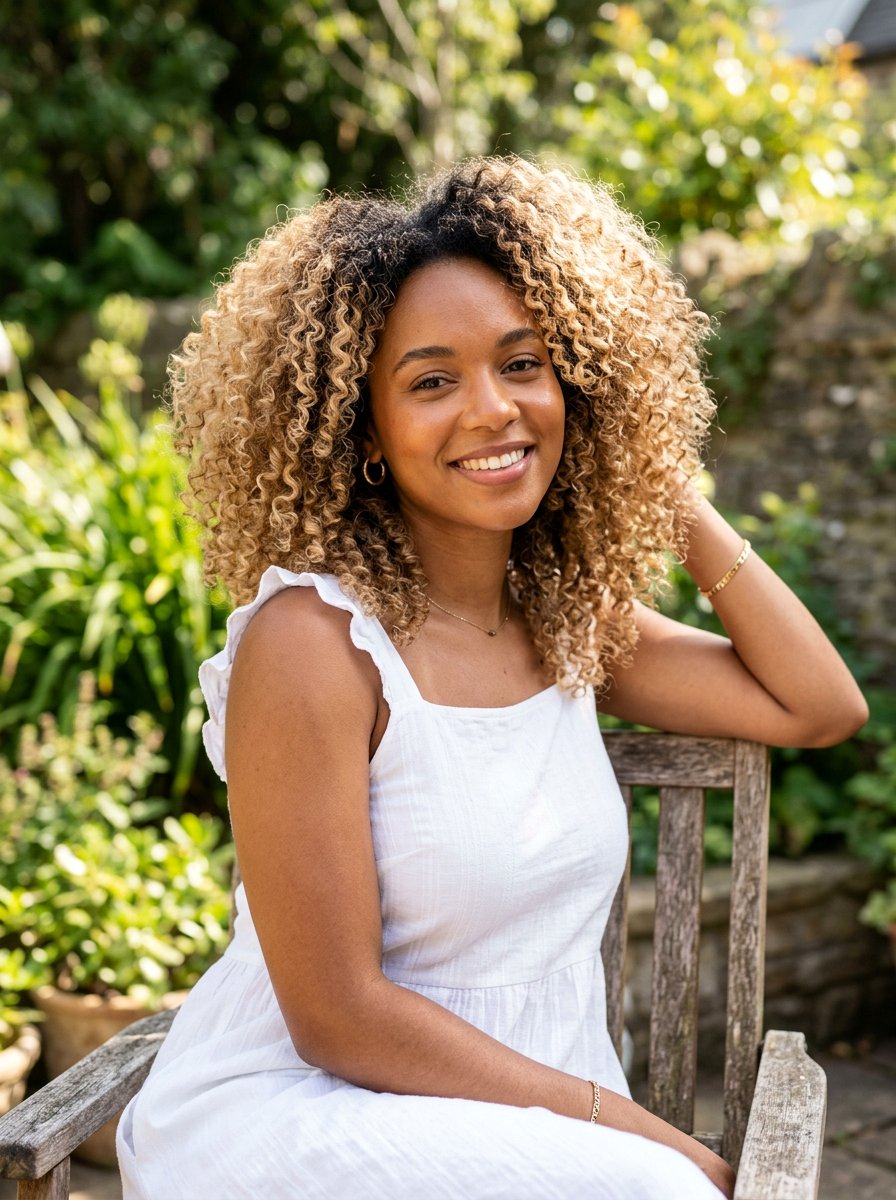 Rooty Beige Blonde On Curly Hair - 20 rooty beige blonde hair - 20 rooty beige blonde hair