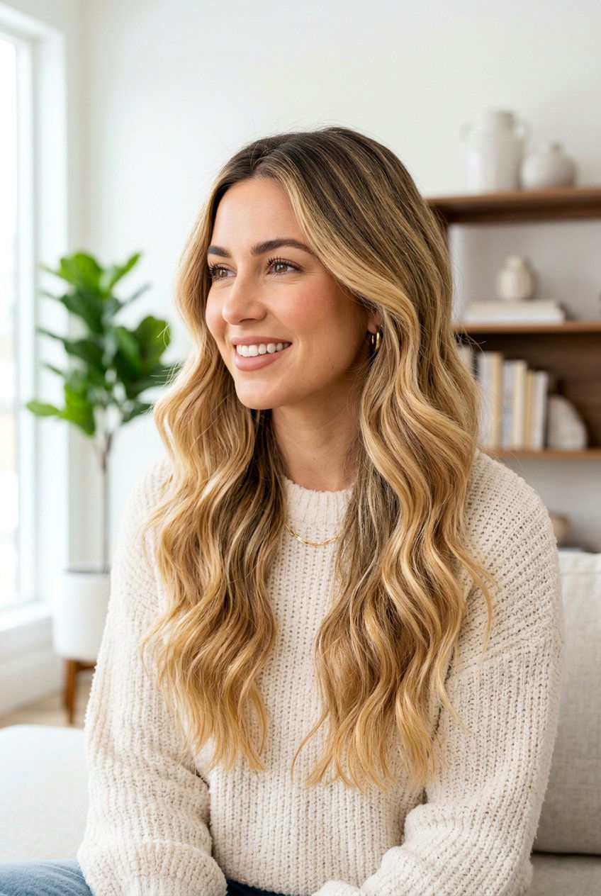 Rooty Blonde Balayage - 20 low maintenance hair color for blondes - 20 low maintenance hair color for blondes