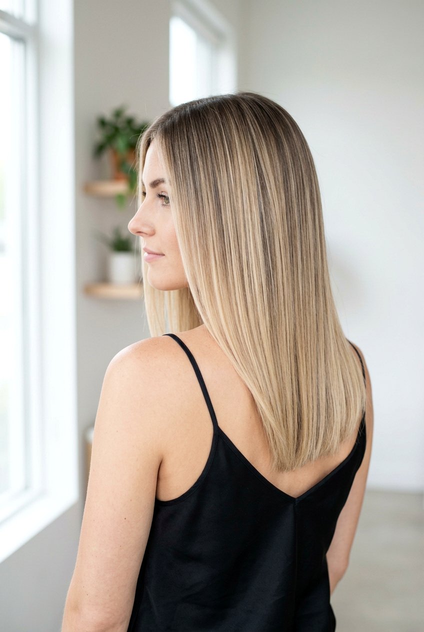 Rooty Blonde Balayage For Straight Hair - 20 rooty blonde balayage - 20 rooty blonde balayage