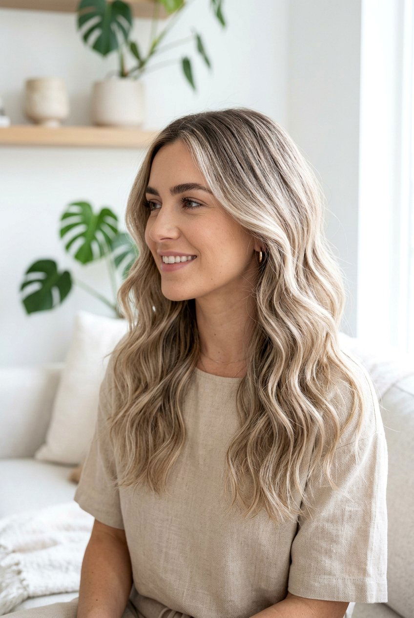 Rooty Blonde Balayage With Babylights - 20 rooty blonde balayage - 20 rooty blonde balayage