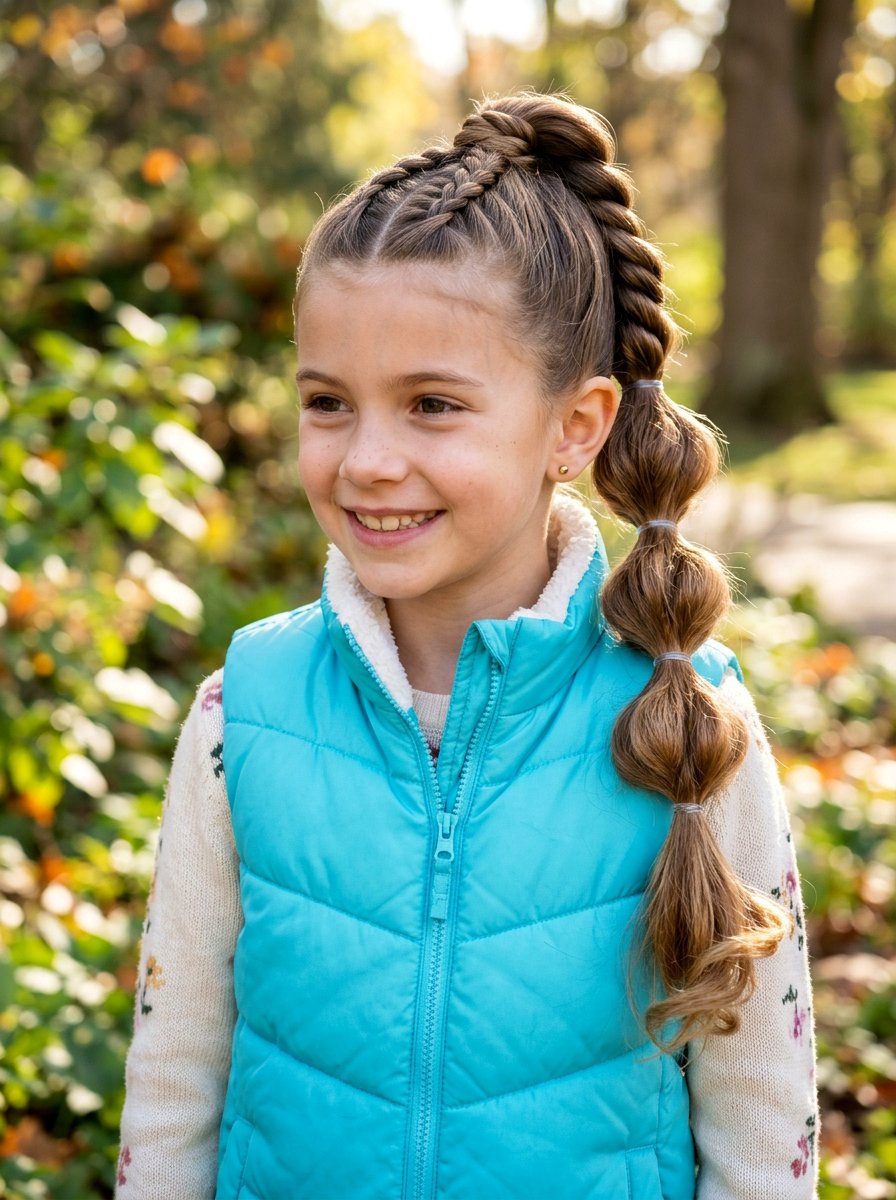 Rope Braid Bubble Ponytail - 20 school rope braid ponytail - 20 school rope braid ponytail
