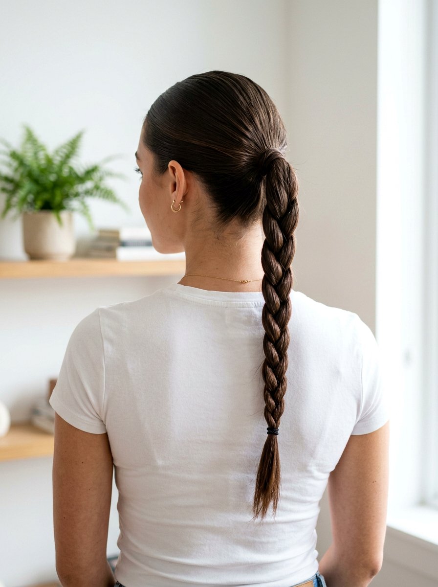 Rope Braid Ponytail For Summer - 20 summer braid ponytail for women - 20 summer braid ponytail for women