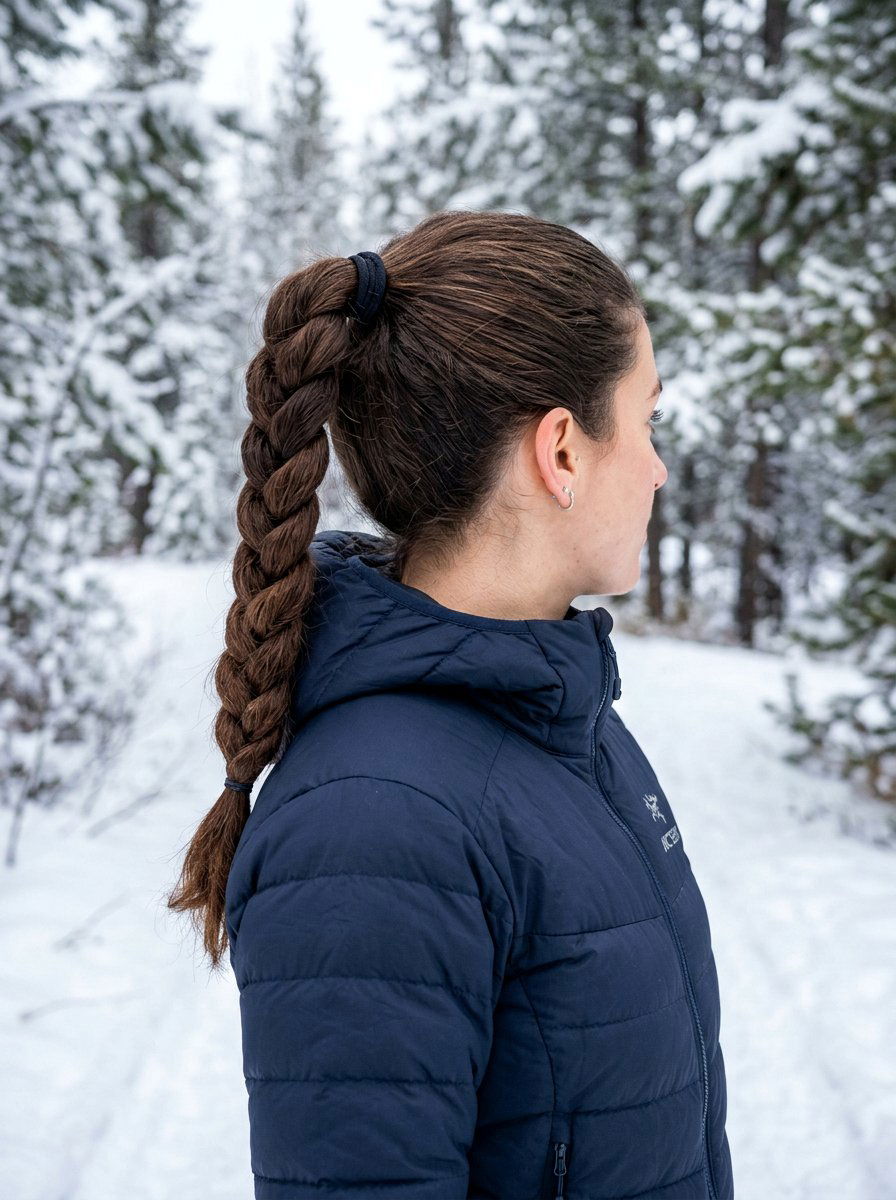 Rope Braid Ponytail For Thick Hair - 20 simple hairstyle for thick long hair - 20 simple hairstyle for thick long hair