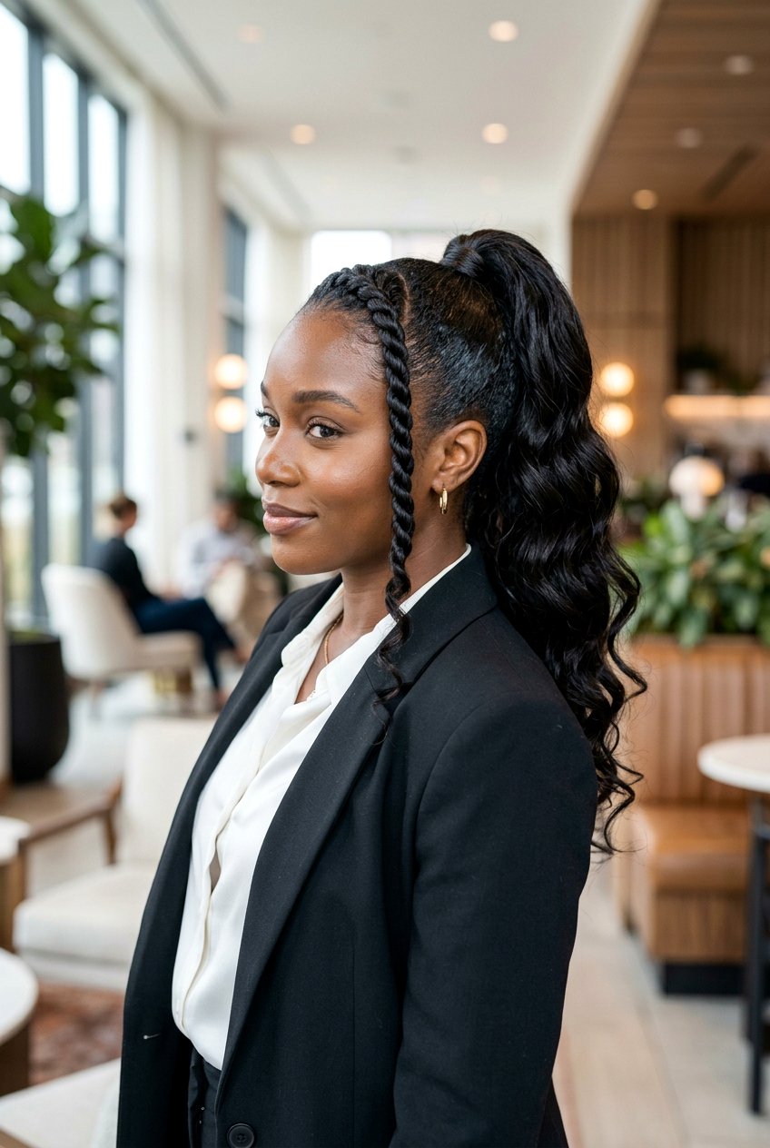 Rope Braid Ponytail Waves - 20 overnight ponytail waves - 20 overnight ponytail waves