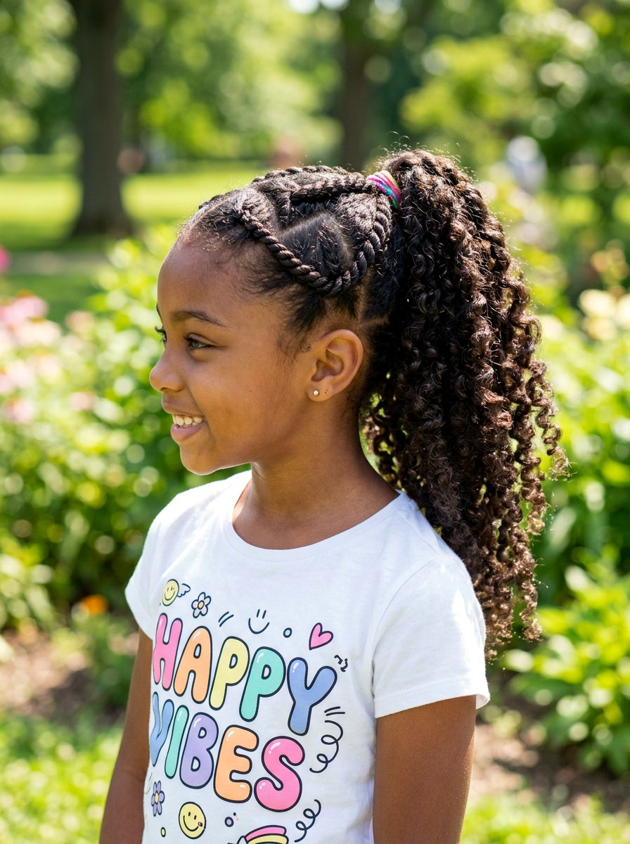 Rope Braid Ponytail With Curly Ends - 20 school rope braid ponytail - 20 school rope braid ponytail