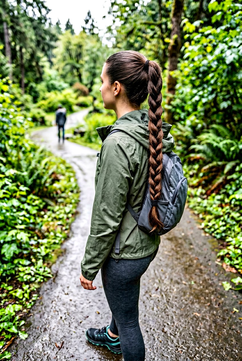 Rope Braid Ponytail for Long Hair - 20 monsoon hairstyle for long hair - 20 monsoon hairstyle for long hair