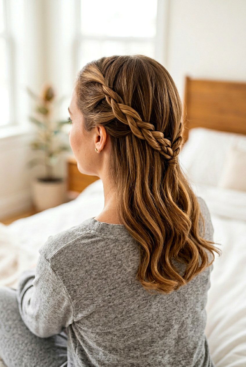 Rope Braid - 20 bedtime braid hairstyles for waves - 20 bedtime braid hairstyles for waves