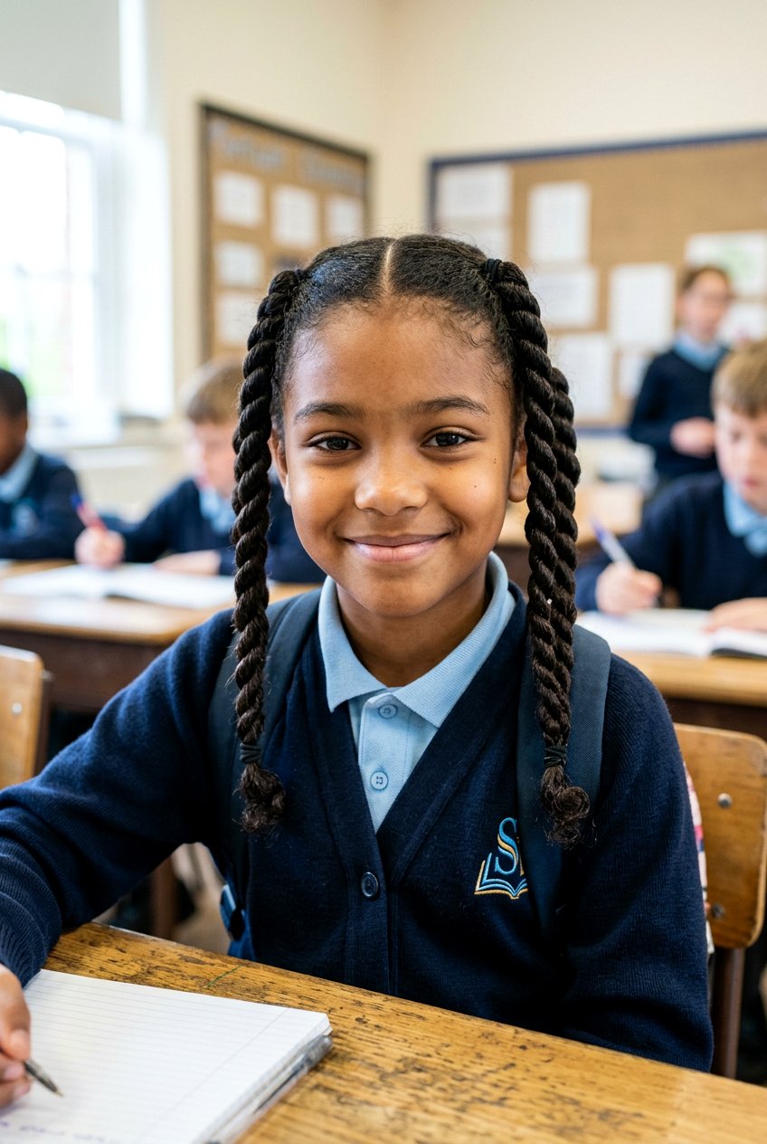 Rope Twist Braid - 20 simple braid for school girls - 20 simple braid for school girls