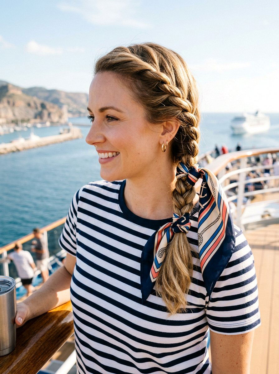 Rope Twist Braid For Cruise - 20 resort braid hairstyle - 20 resort braid hairstyle