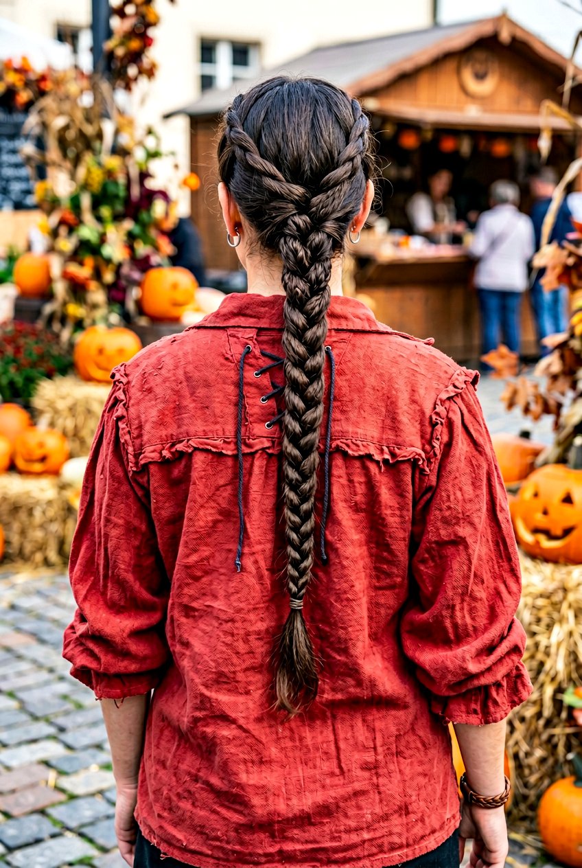 Rope Twist Braid For Halloween - 20 halloween braid hairstyles - 20 halloween braid hairstyles