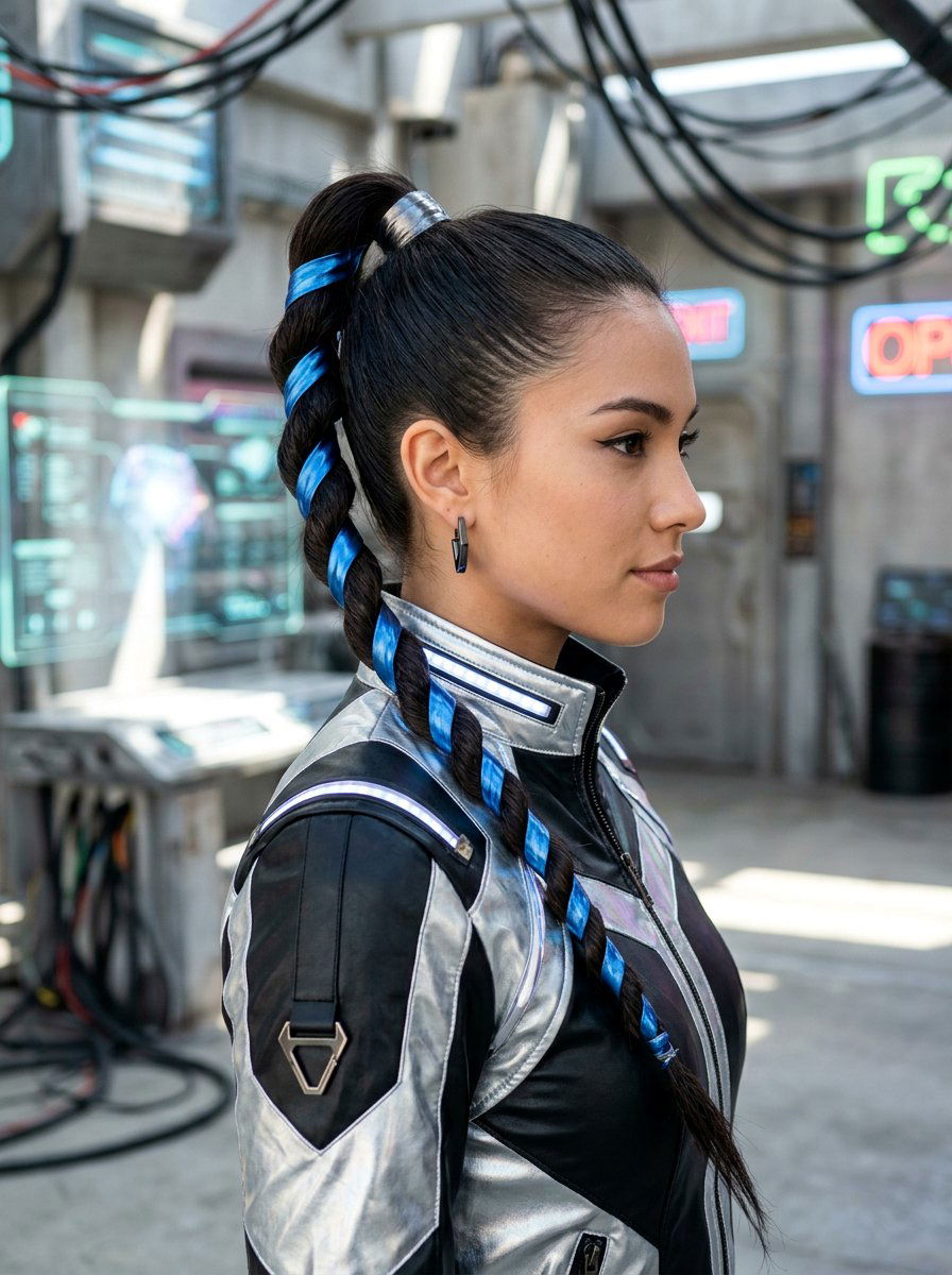 Rope Twist Braid Ponytail - 20 rave braid ponytail hairstyle - 20 rave braid ponytail hairstyle