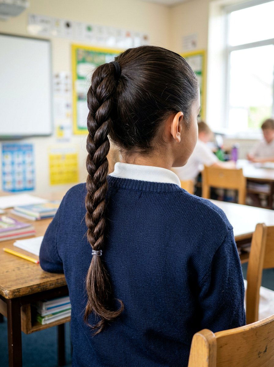 Rope Twist Braid Ponytail - 20 school braid ponytail for long hair - 20 school braid ponytail for long hair