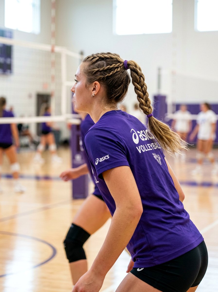 Rope Twist Braid Ponytail - 20 volleyball braid ponytail hairstyle