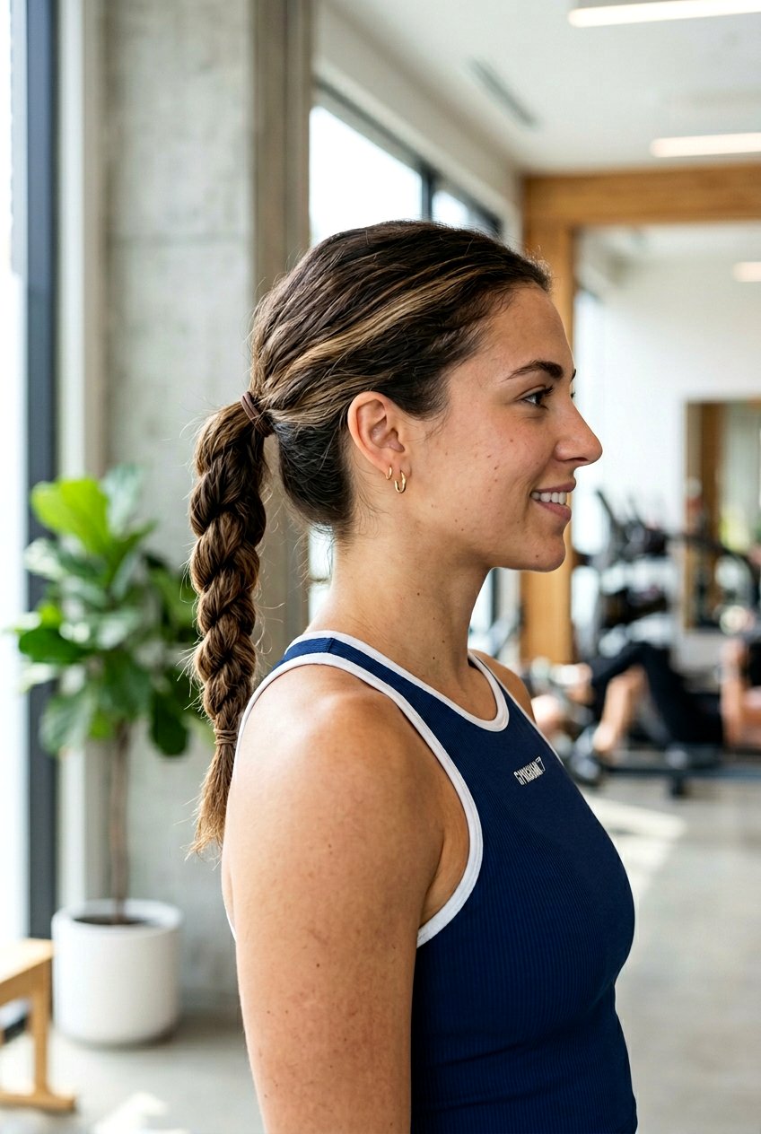 Rope Twist Braid Ponytail - 20 beach day braid hairstyle - 20 beach day braid hairstyle