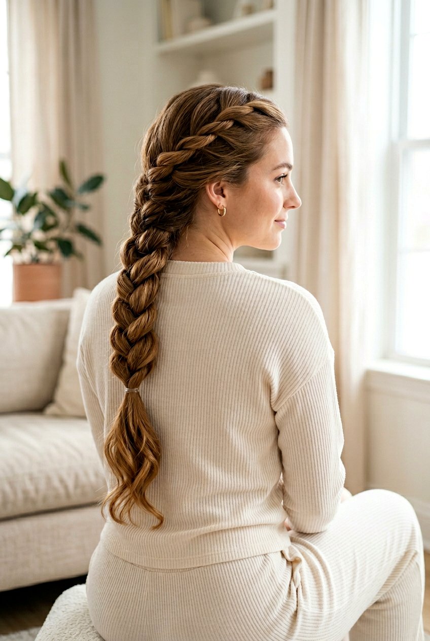 Rope Twist Braid - 20 bedtime braid for long layers - 20 bedtime braid for long layers