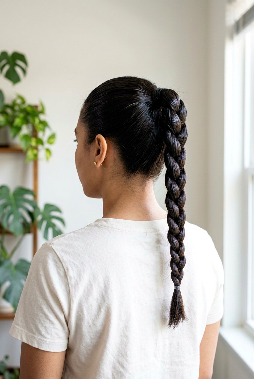 Rope Twist Braided Ponytail - 20 western braid ponytail for women - 20 western braid ponytail for women