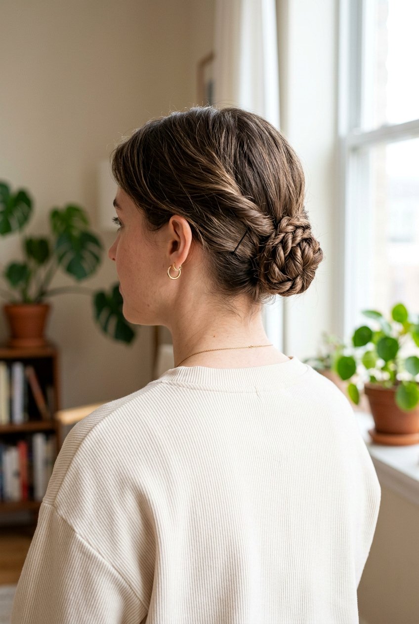 Rope Twist Bun For Short Hair - 20 rope twist bun hairstyle - 20 rope twist bun hairstyle