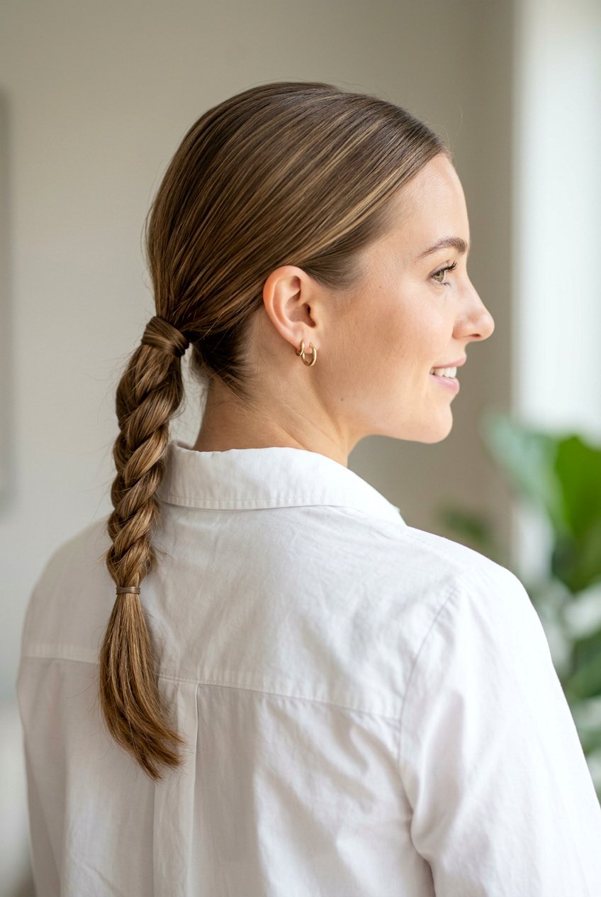 Rope Twist Ponytail - 20 one minute hairstyles - 20 one minute hairstyles