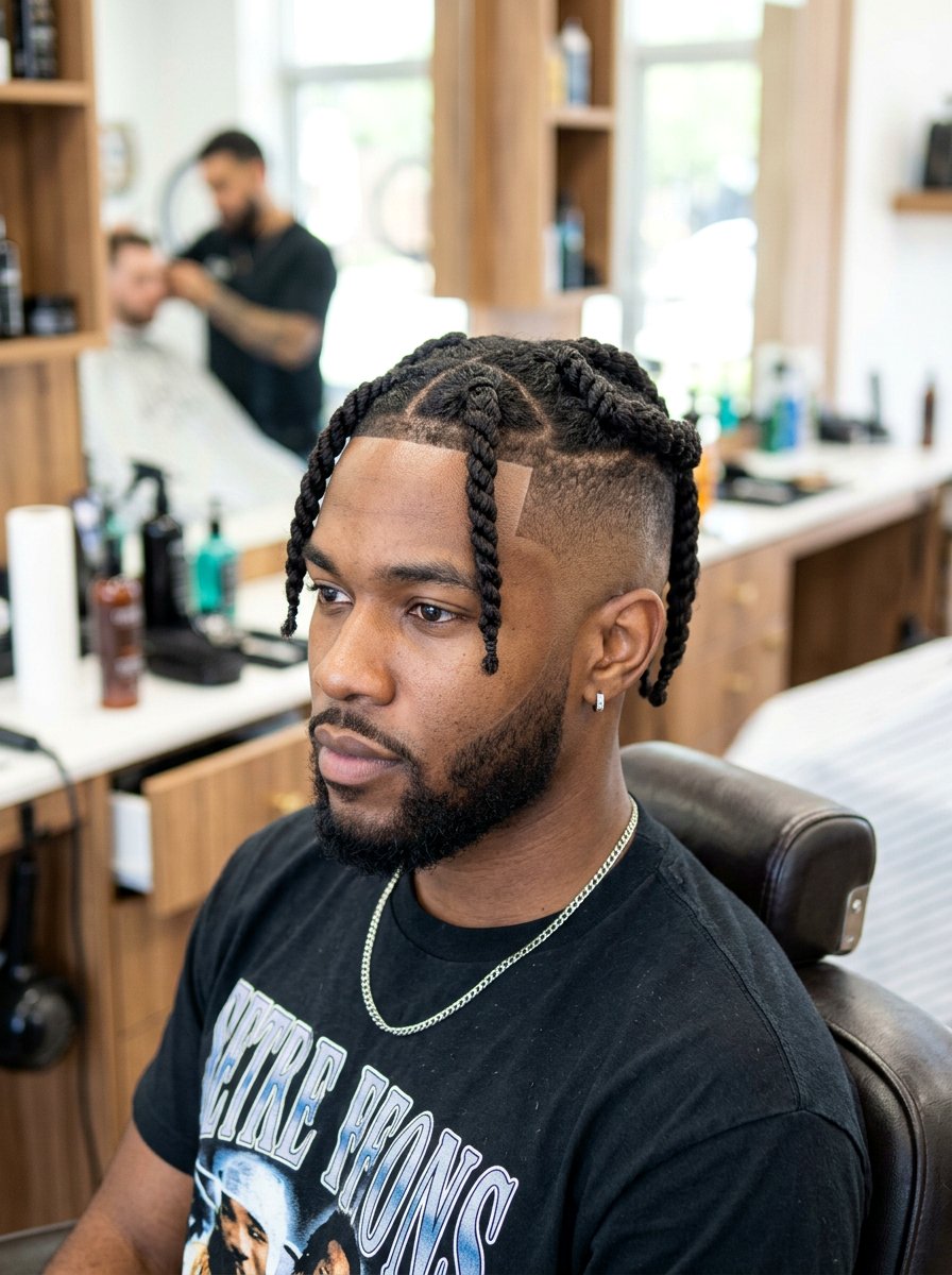 Rope Twist Undercut - 20 viking undercut braid men - 20 viking undercut braid men