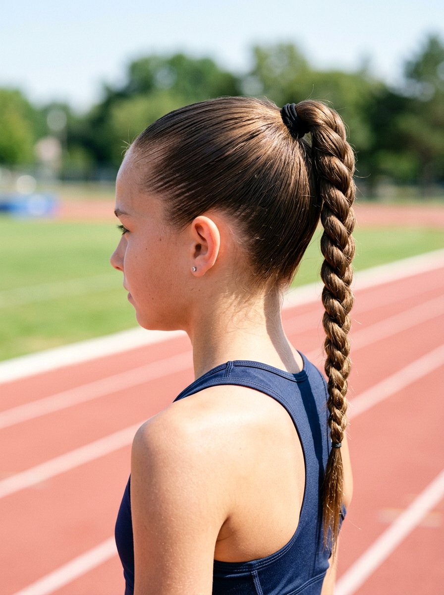 Rope Twisted High Ponytail - 20 school rope braid ponytail - 20 school rope braid ponytail