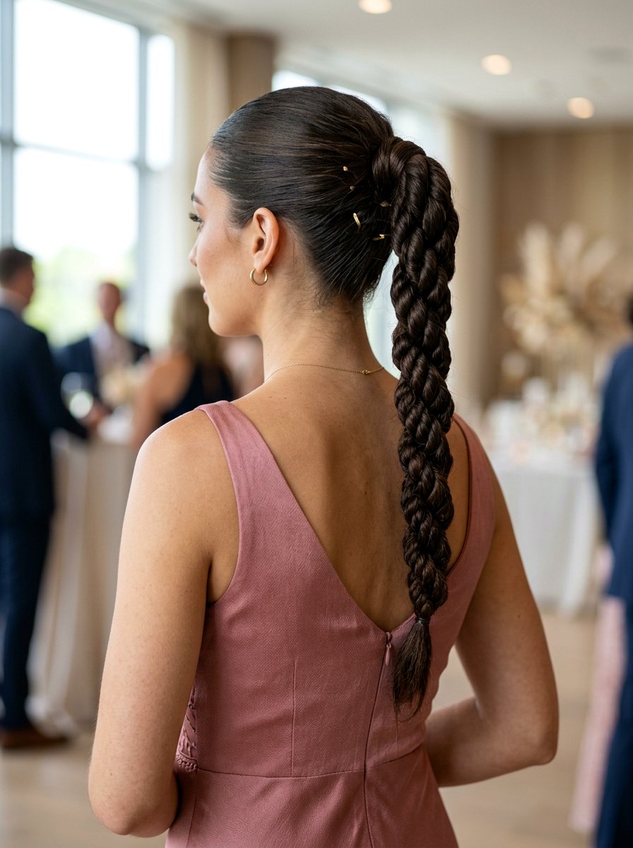 Rope Twisted Ponytail for Wedding Guest - 20 twisted ponytail for wedding guest - 20 twisted ponytail for wedding guest