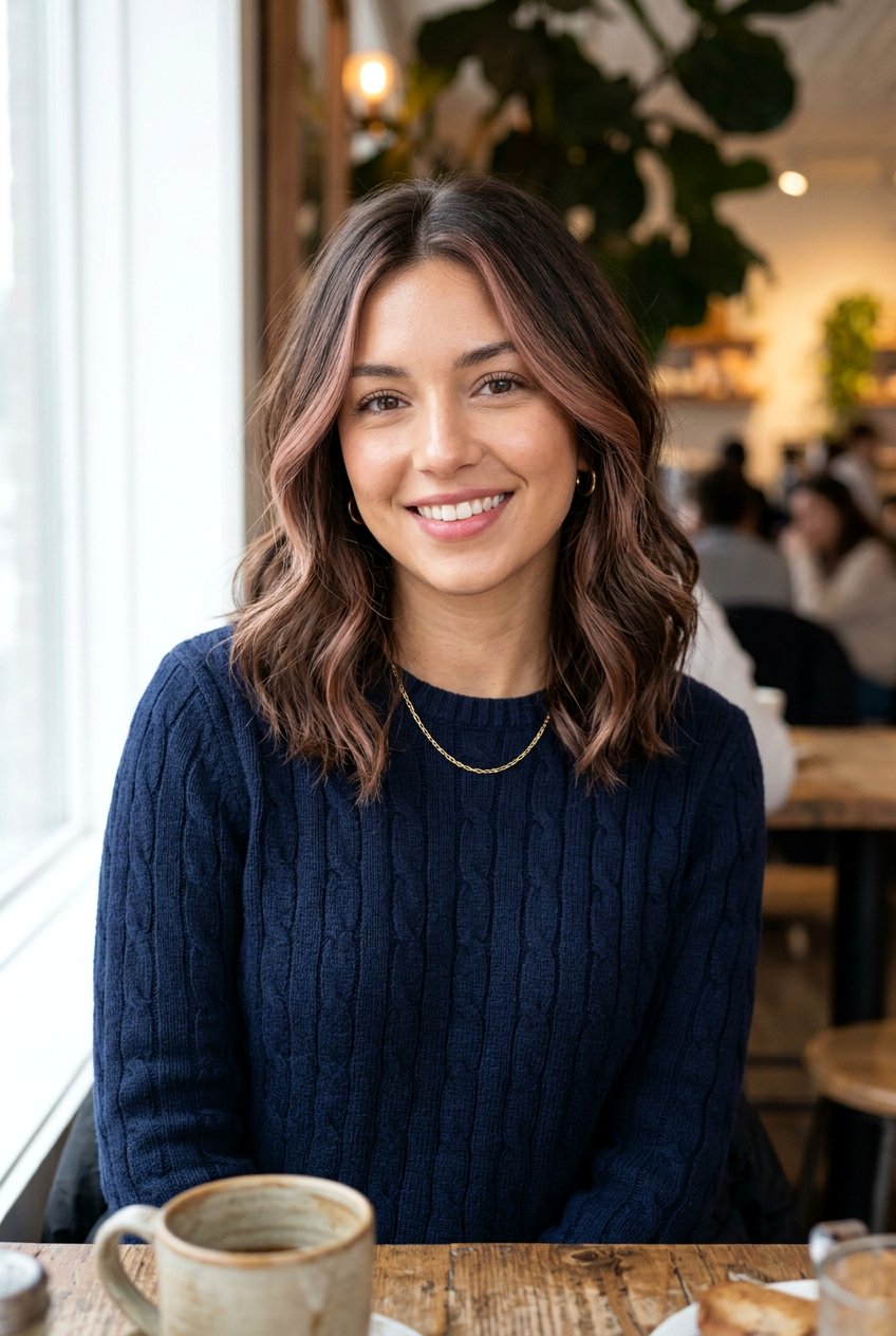 Rose Brown Face Framing - 20 rose brown hair color for mature women - 20 rose brown hair color for mature women