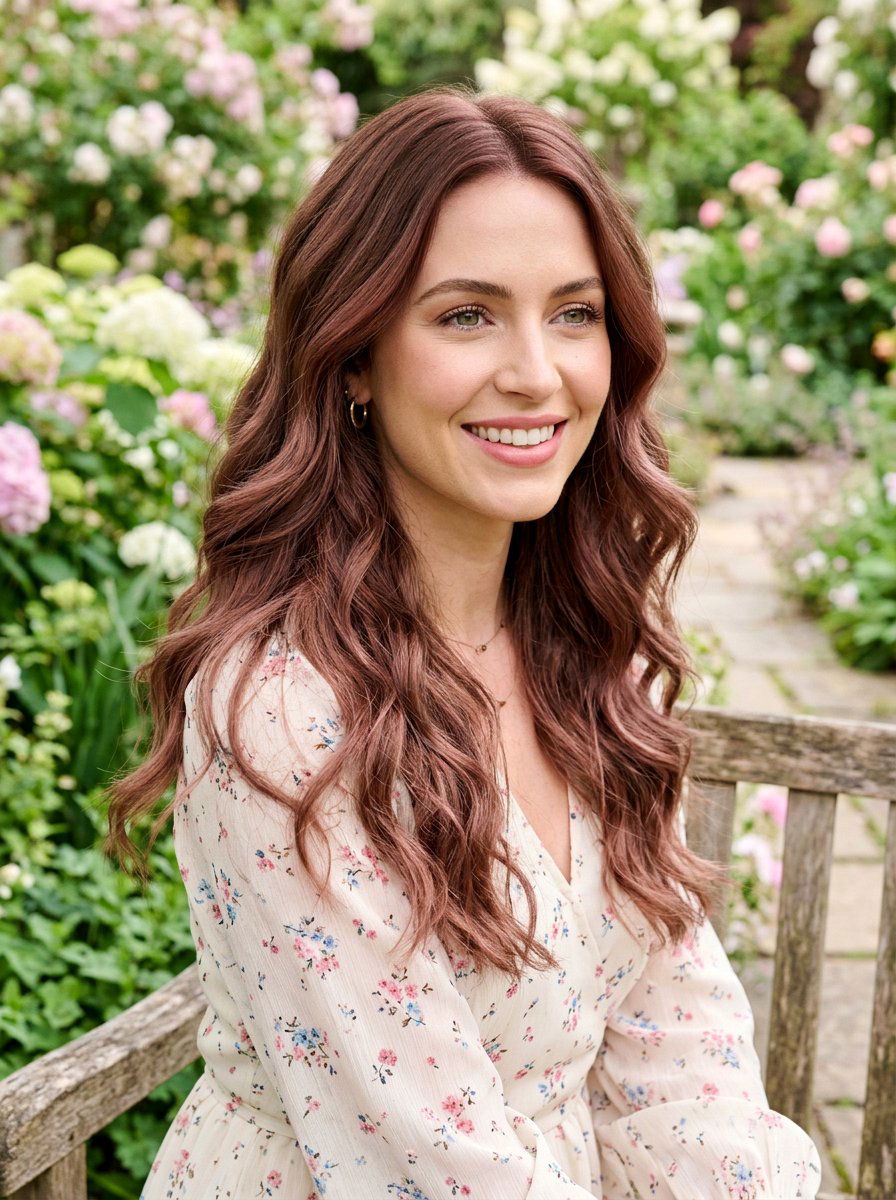 Rose Brown Hair Color - 20 wine brunette hair color - 20 wine brunette hair color