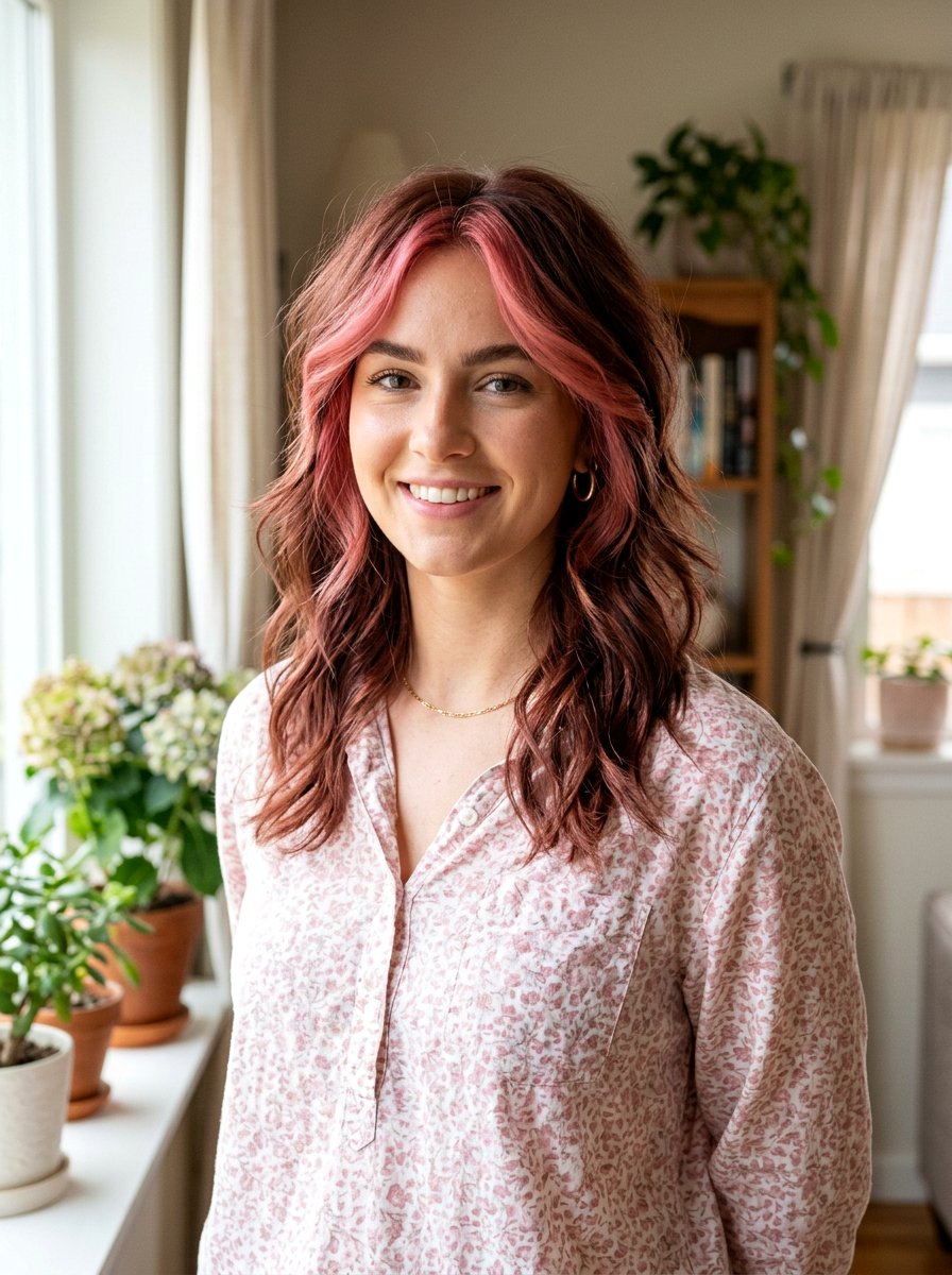 Rose Brown Layers - 20 spring rose brown hair color - 20 spring rose brown hair color