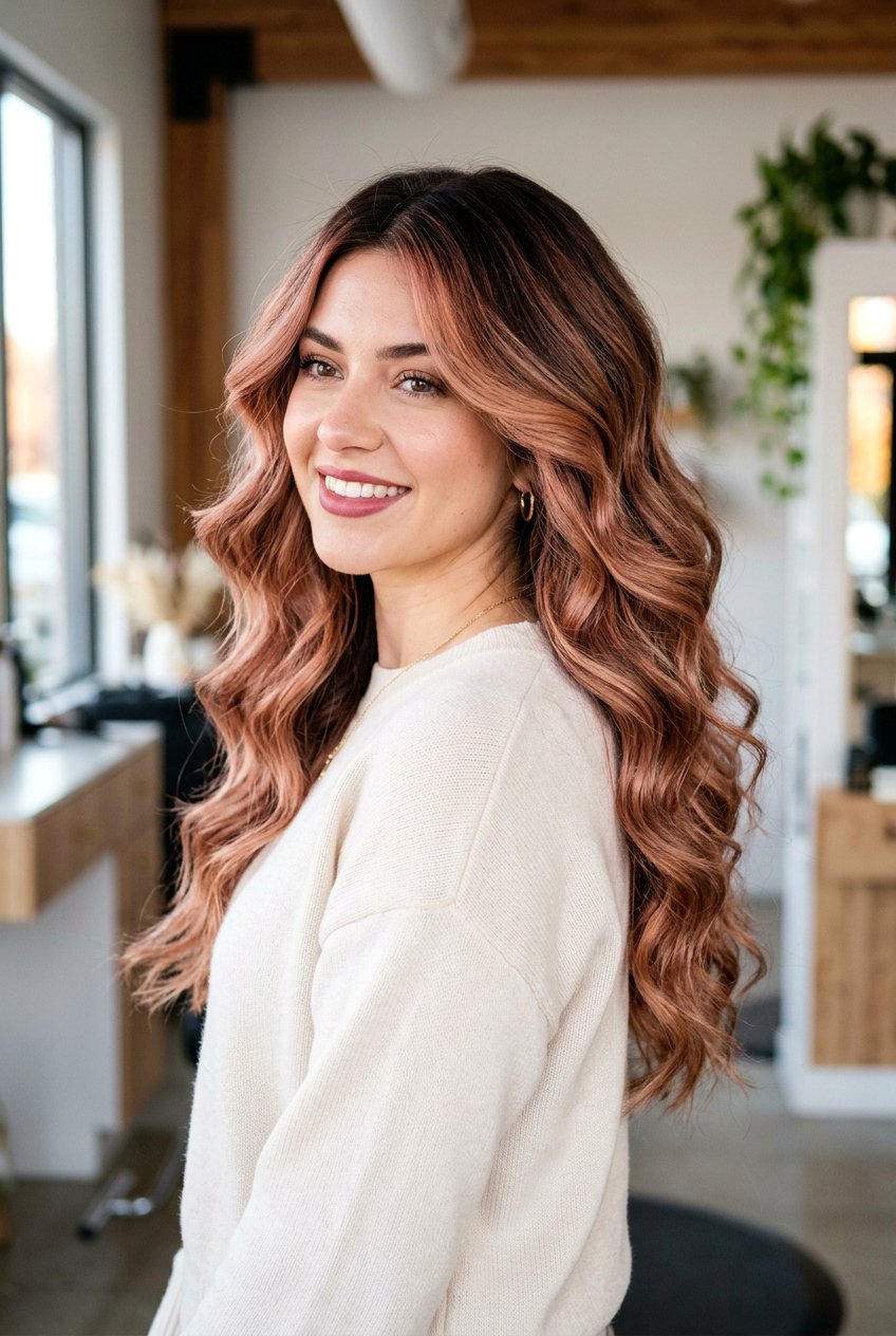 Rose Gold Balayage On Thick Hair - 20 rose gold balayage hair - 20 rose gold balayage hair