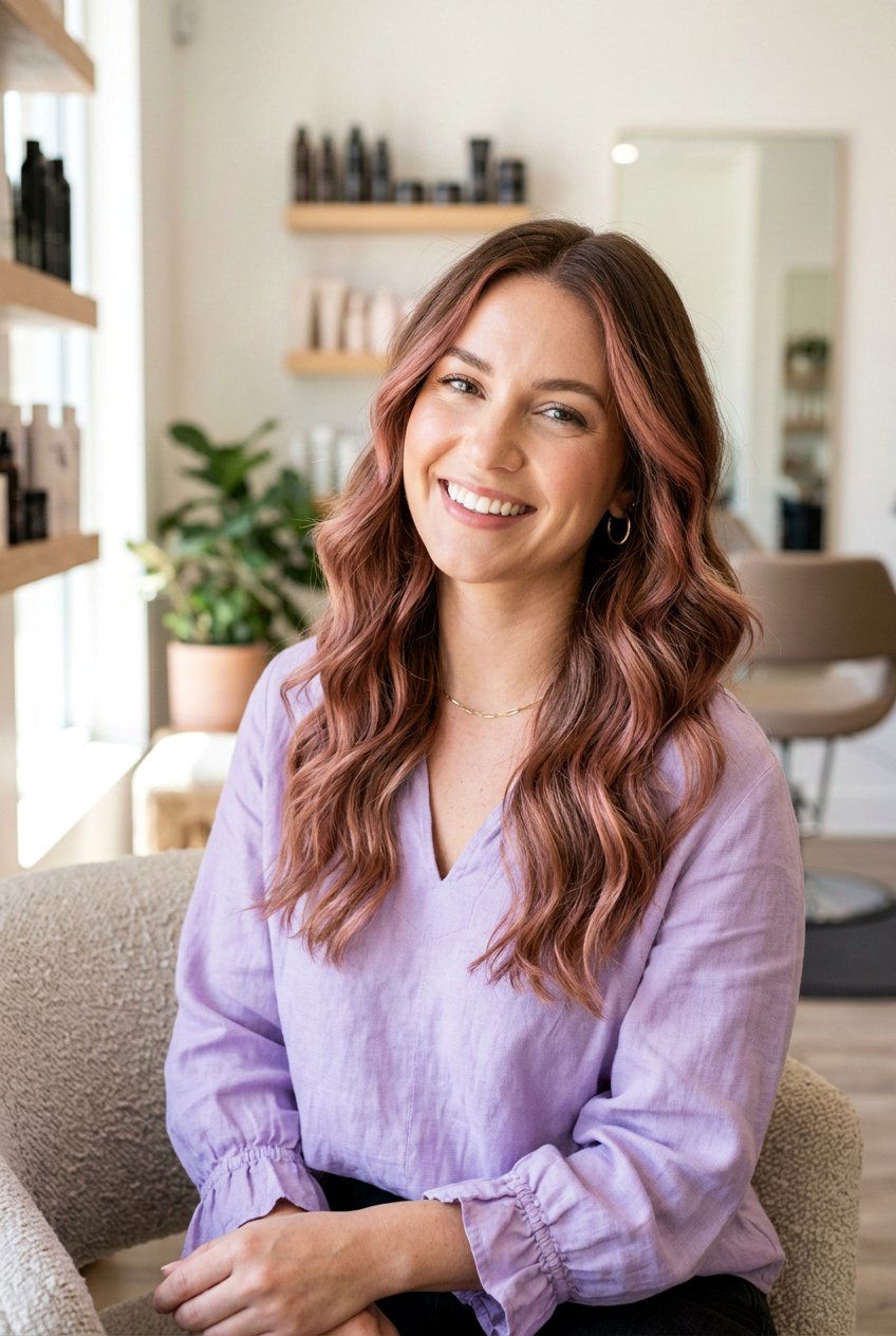 Rose Gold Copper Balayage on Brown Hair - 20 copper balayage on brown hair - 20 copper balayage on brown hair