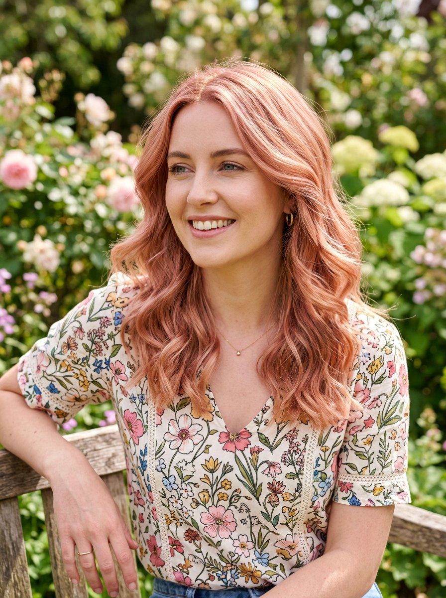 Rose Gold Copper Blonde - 20 spring copper blonde hair color - 20 spring copper blonde hair color