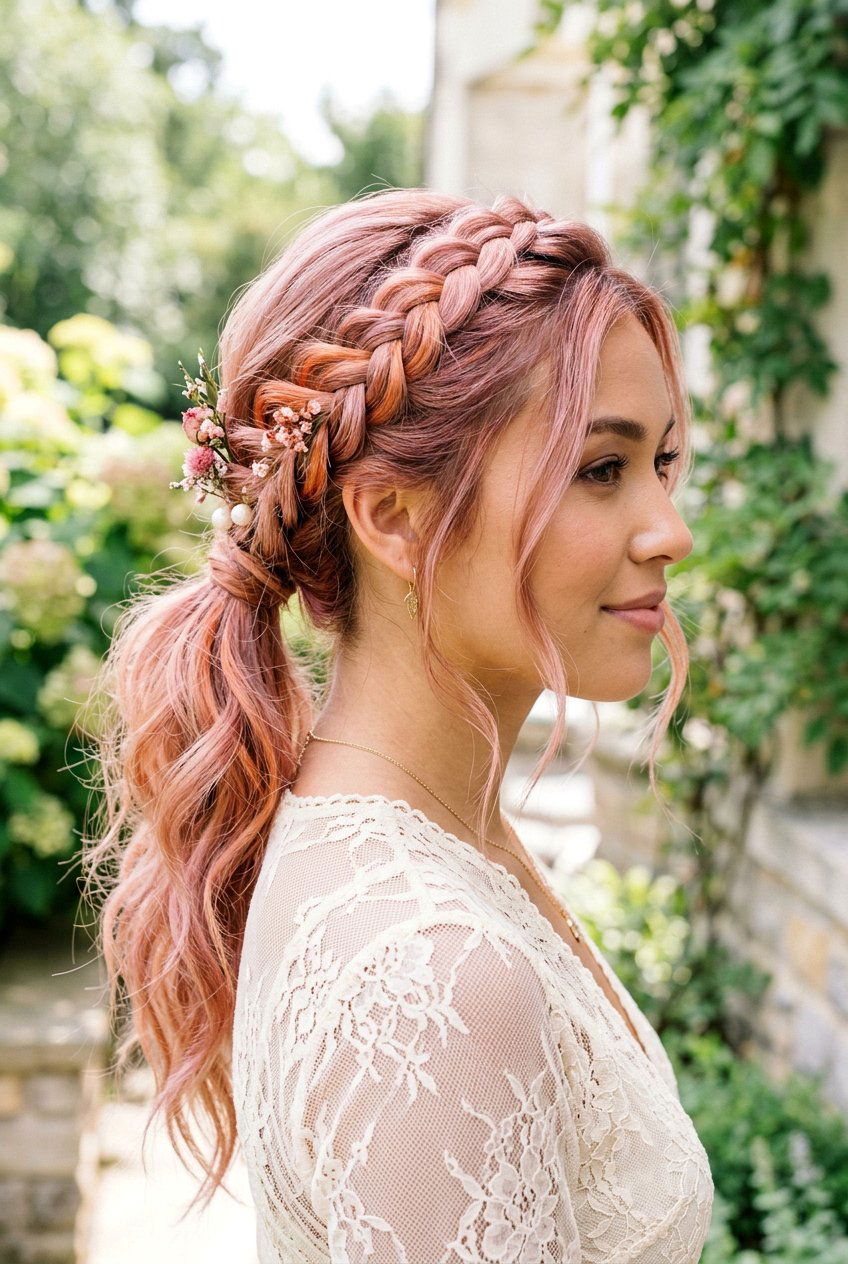 Rose Gold Hair - 20 ginger hair color ideas - 20 ginger hair color ideas