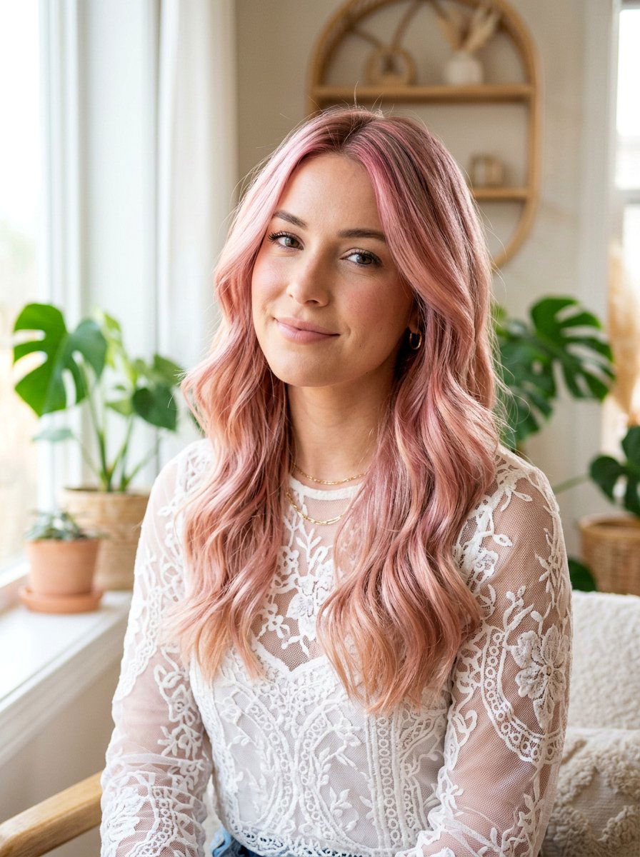 Rose Gold Hair Color - 20 pinterest hair color ideas for women - 20 pinterest hair color ideas for women