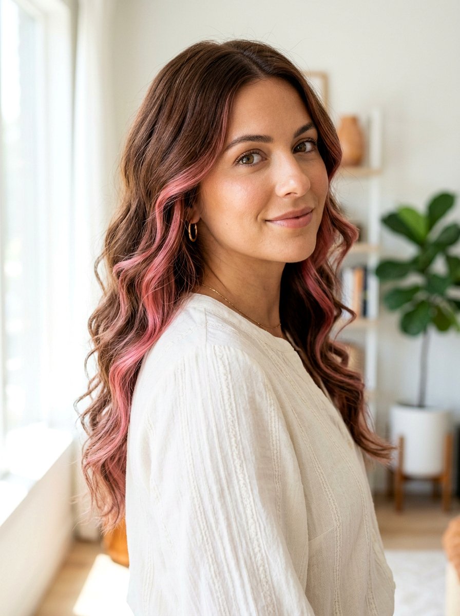 Rose Gold Pink Peekaboo Hair Color - 20 pink peekaboo hair color - 20 pink peekaboo hair color