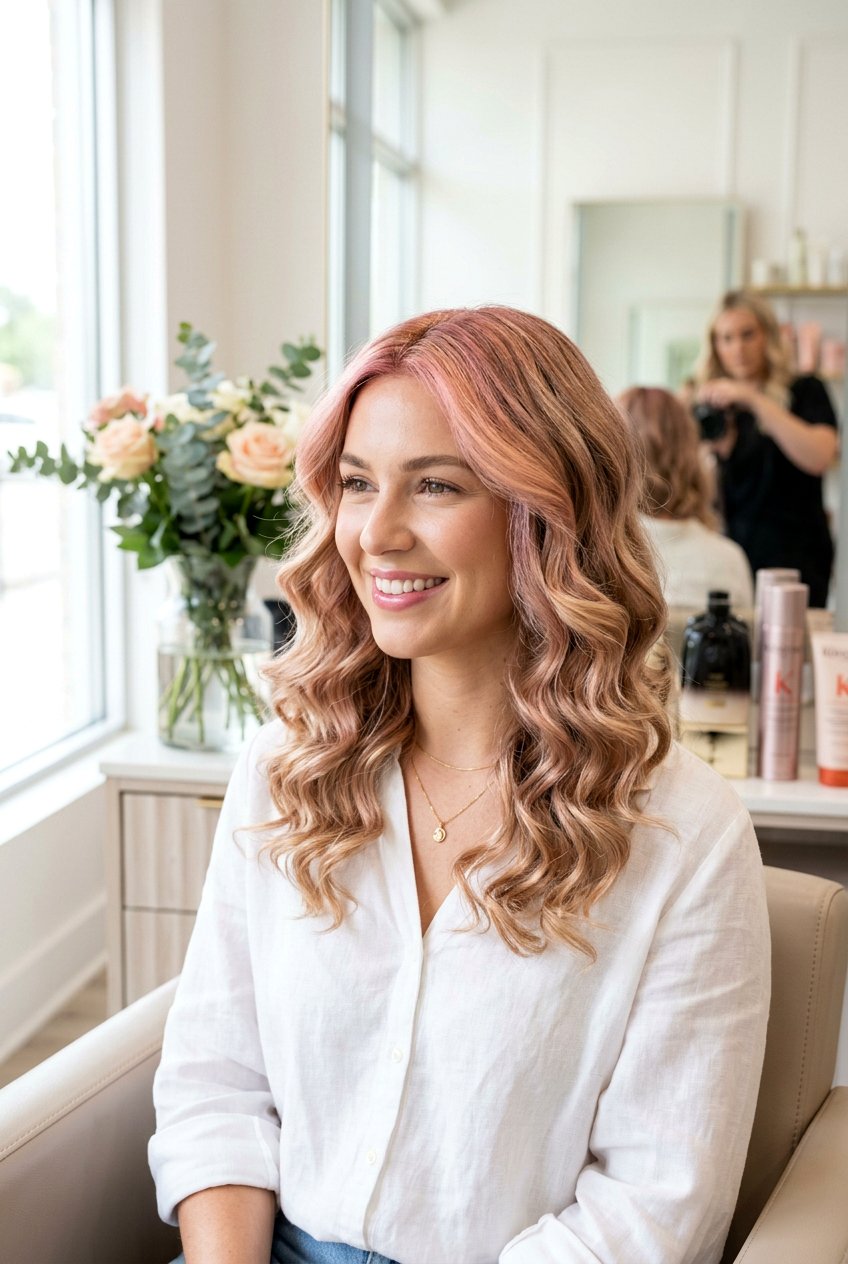 Rose Gold Root Touch Up - 20 root touch up color ideas - 20 root touch up color ideas