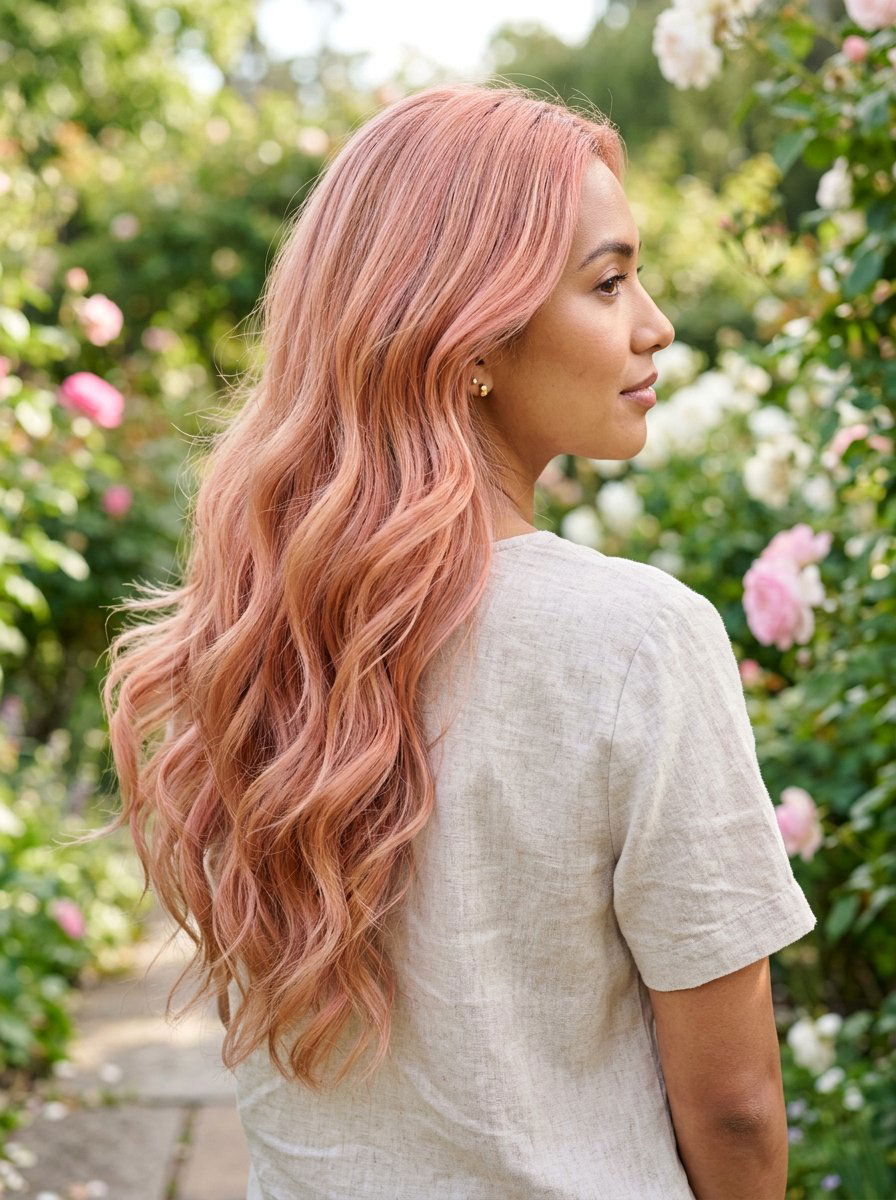 Rose Gold Sunrise Hair Color - 20 sunrise hair color ideas - 20 sunrise hair color ideas