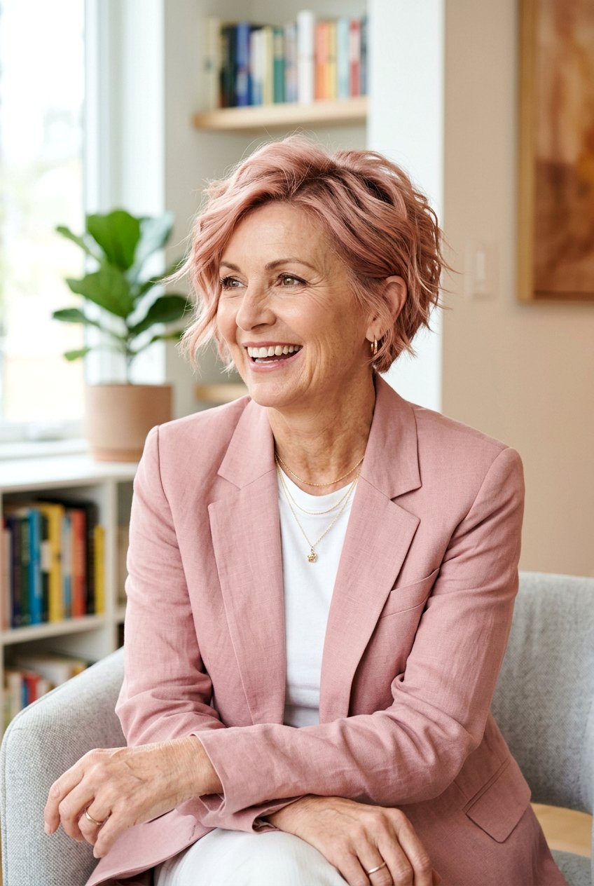 Rose gold hair color - 20 hair color for women over 60 with fair skin - 20 hair color for women over 60 with fair skin