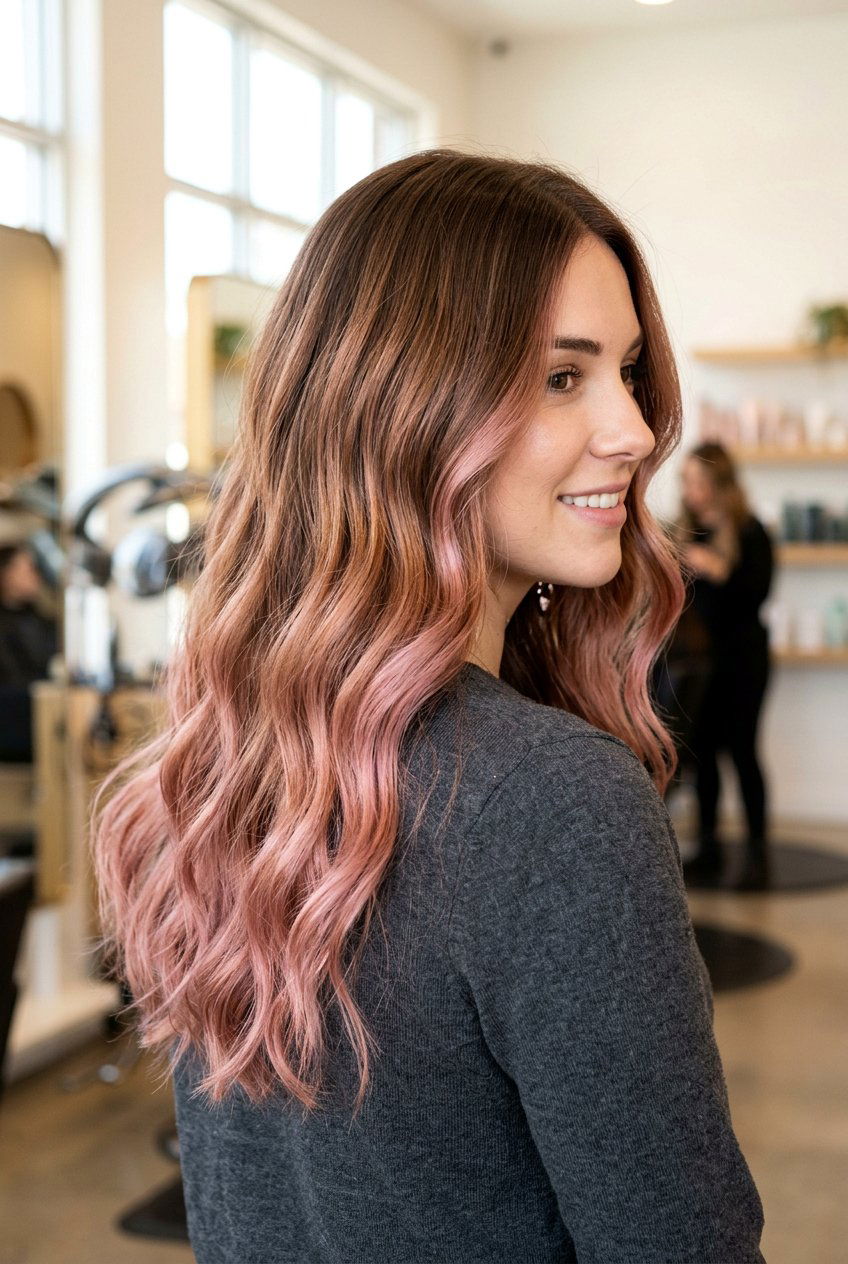 Rose gold shadow root balayage - 20 shadow root balayage - 20 shadow root balayage