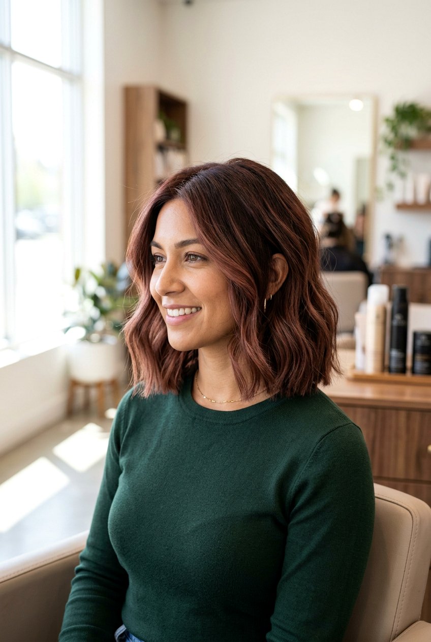 Rosewood Brown Bob Haircut - 20 rosewood brown hair - 20 rosewood brown hair