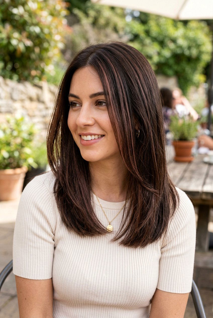 Rosewood Brown Highlights - 20 rosewood brown hair - 20 rosewood brown hair