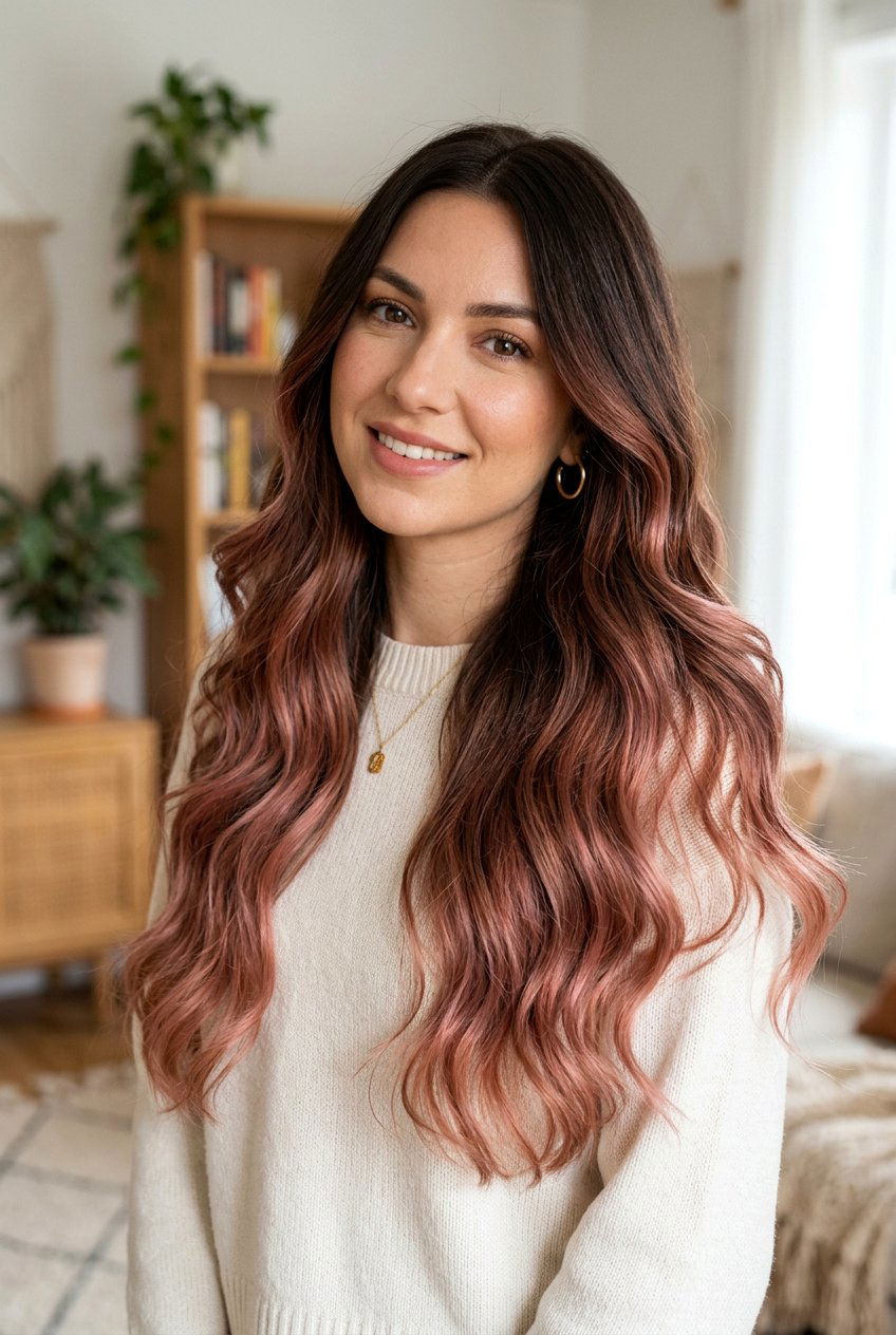 Rosewood Brown Ombre - 20 rosewood brown hair - 20 rosewood brown hair