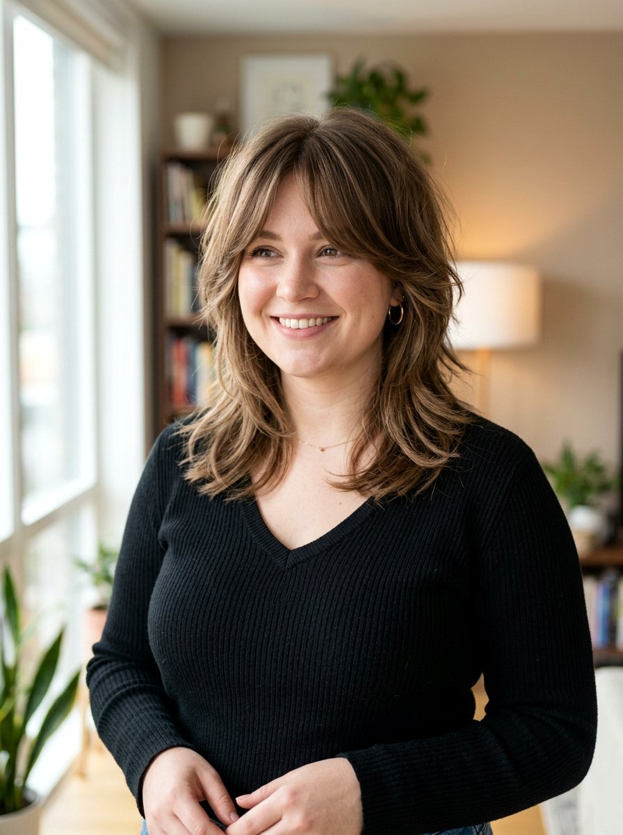 Round Face Shag Haircut - 20 trendy shag haircut 2026 - 20 trendy shag haircut 2026