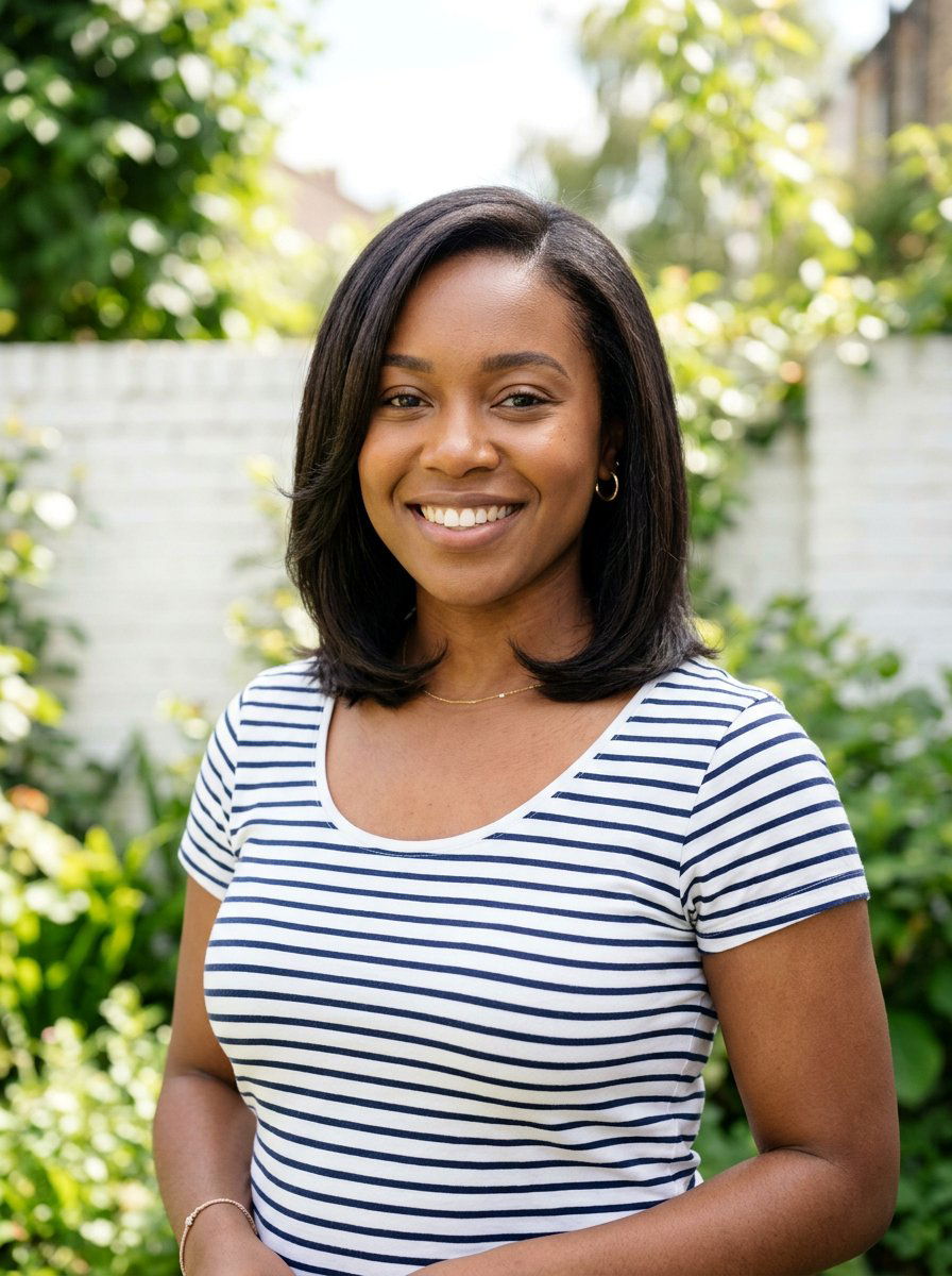 Round Face Silk Press Bob - 20 silk press bob hairstyle - 20 silk press bob hairstyle