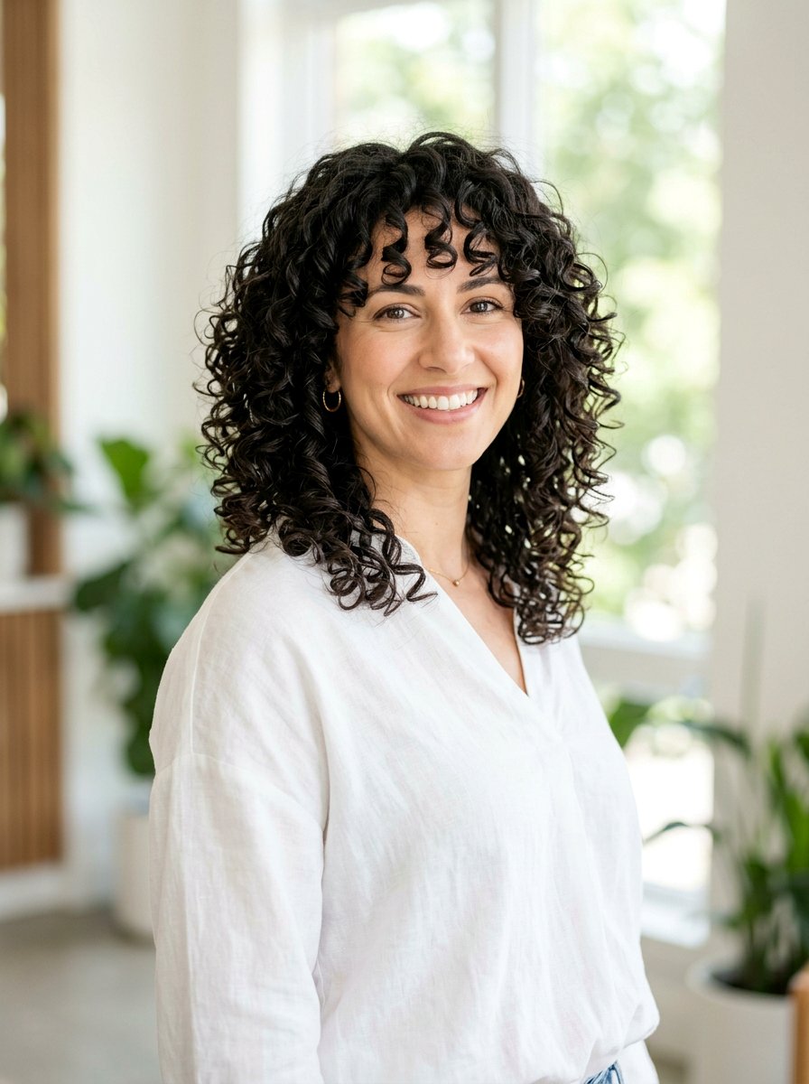 Round Layered Cut Curly - 20 volume haircut for curly hair - 20 volume haircut for curly hair