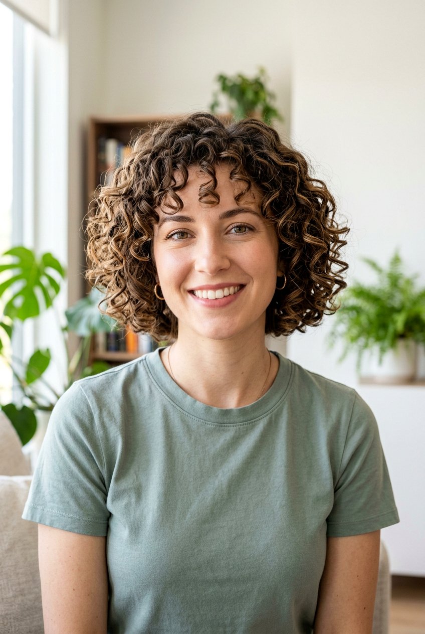 Round Short Curly Bob For Fine Hair - 20 curly bob for fine curly hair - 20 curly bob for fine curly hair