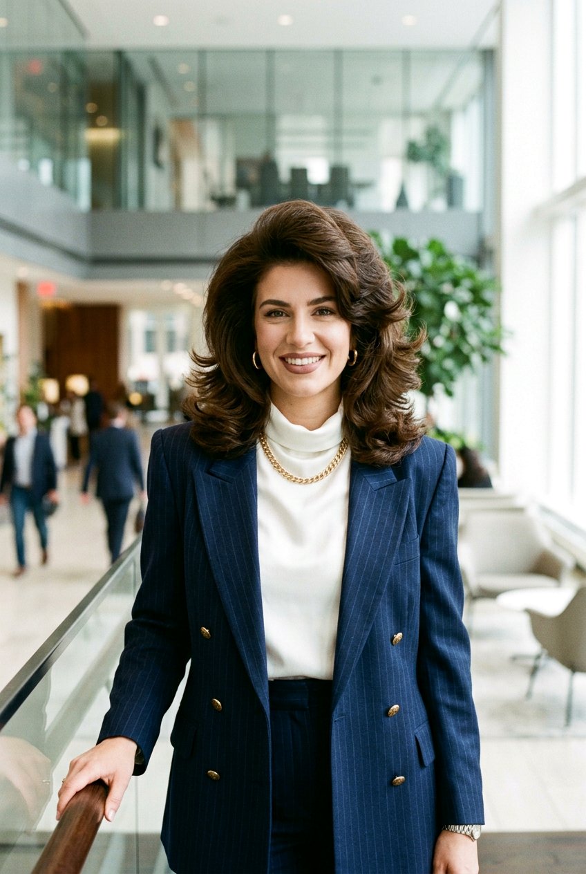 Rounded 90s Volume Cut - 20 90s flip haircut for medium hair - 20 90s flip haircut for medium hair