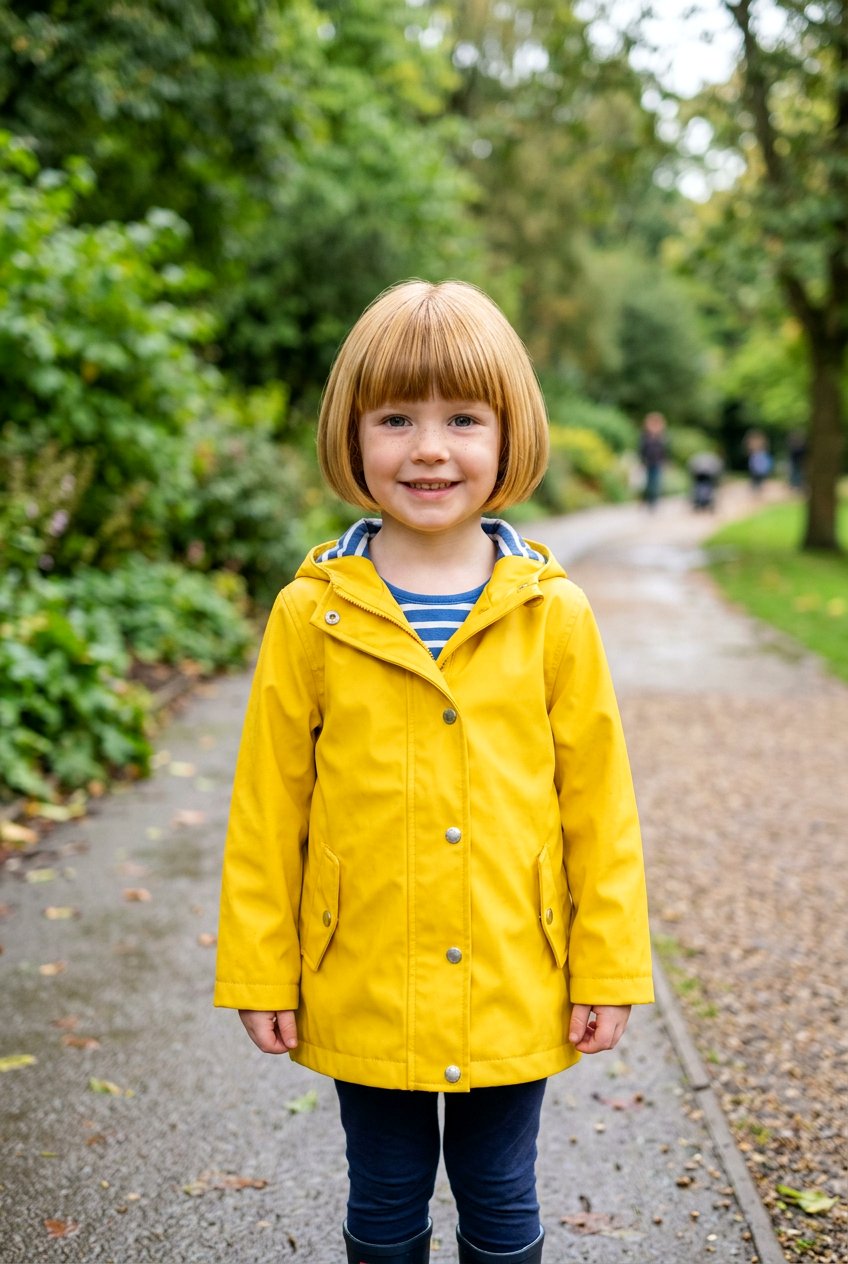 Rounded Bob - 20 shoulder length haircut for little girls - 20 shoulder length haircut for little girls