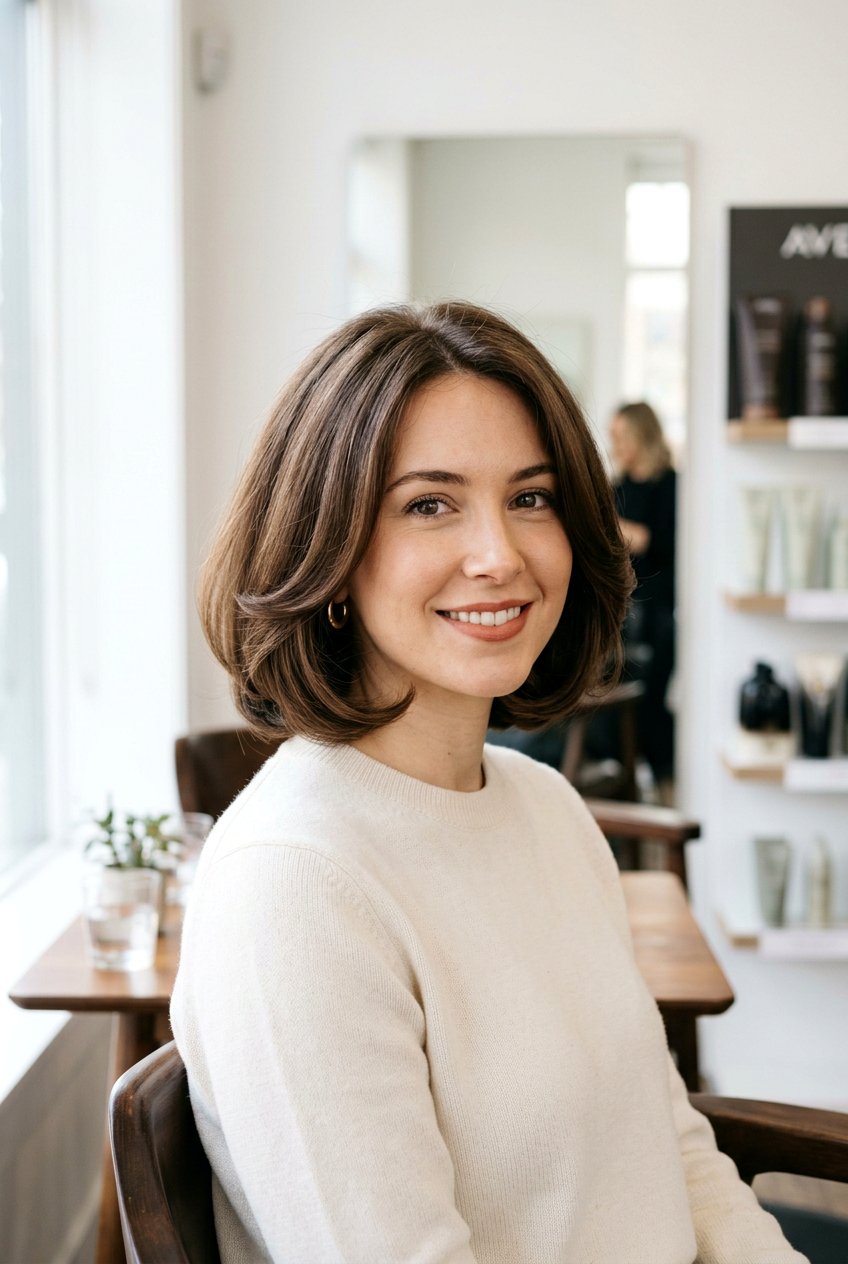 Rounded Bob - 20 short hairstyles for thin hair - 20 short hairstyles for thin hair