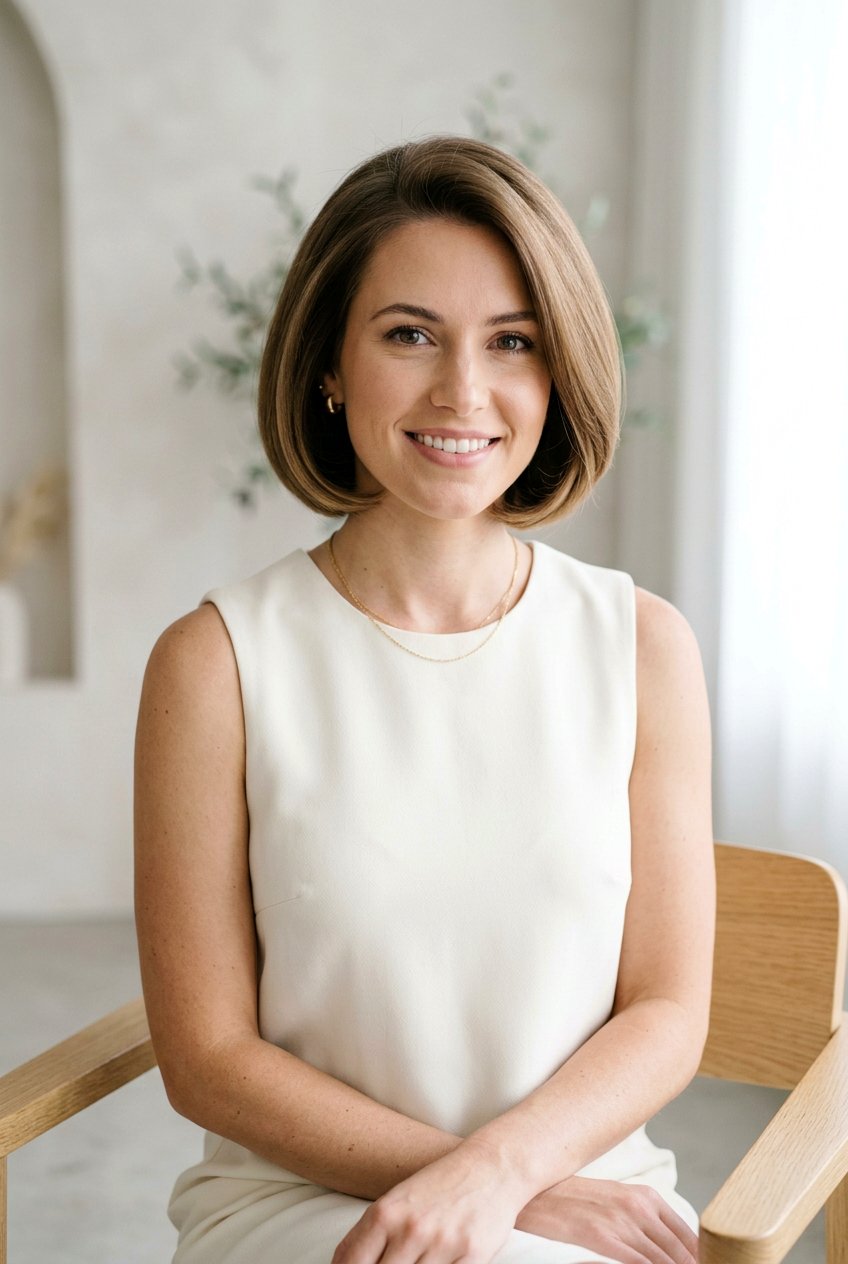 Rounded Bob Blowout Look - 20 photo shoot blowout hairstyle - 20 photo shoot blowout hairstyle